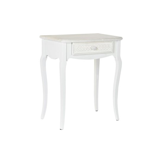 DKD Home Decor Konzola DKD Home Decor Les MDF Bela (60 x 40 x 72,5 cm)