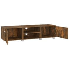 Vidaxl TV omarica dimljeni hrast 140x40x35 cm inženirski les