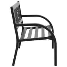 Vidaxl Otroška vrtna klop 86 cm jeklo