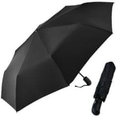 Malatec Zložljiv avtomatski dežnik 108cm črn