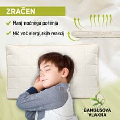 My First Pillow otroški vzglavnik, z bambusovimi vlakni, 40x60 cm
