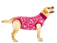 Suitical Pooperativna zaščitna obleka za psičke, roza, večbarvna 40-45 cm