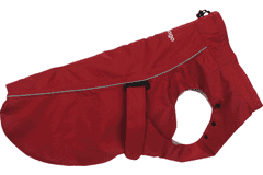 Red Dingo Rdeč dežni plašč za psa, rdeča 35