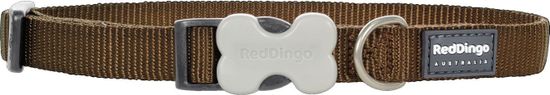 Red Dingo Najlonska ovratnica classic brown