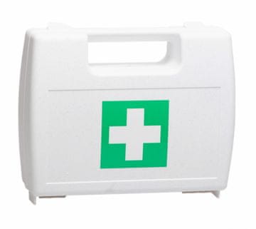 ŠTĚPAŘ Plastični kovček za komplet prve pomoči s križem - prazen
