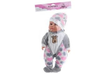 Baby sound 30 cm siva obleka