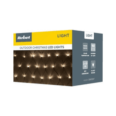 Rebel LED lučke božične , mreža, toplo bela, IP44