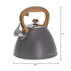 KINGHoff Klausberg kotliček s piščalko 3l kb-7297