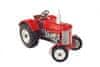 Traktor Zetor 50 Super rdeč na ključu kovinski 15cm 1:25 v škatli