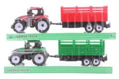 Traktor z vleko 2 barvi