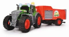 Dickie Traktor Fendt s prikolico 26cm