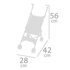DeCuevas 90093 Zložljivi voziček za lutke Golf Club Daniela - 56 cm