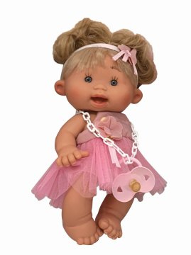 Marina &amp; Pau 902-SK Pepotes Party lutka v obleki - 26 cm