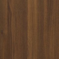 Greatstore Stenska omarica 2 kosa rjav hrast 80x35x36,5 cm konstruiran les