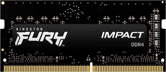 Kingston FURY Impact RAM pomnilnik, 32 GB, 3200 MHz, DDR4, CL20, SODIMM (KF432S20IB/32)
