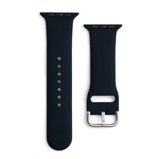 slomart silikonski trak aps silikonski trak za uro ultra / 8 / 7 / 6 / 5 / 4 / 3 / 2 / se (49 / 45 / 44 / 42mm) watch bracelet strap black