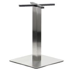 STEMA Kovinski namizni podstavek SH-3002-6/S. Dimenzije 50x50x72,5 cm. Brušeno nerjaveče jeklo.