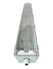 Berge Svetilka + 2x LED cevi - T8 - 120cm - 18W - hladno bela - SET