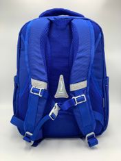 Klarion Praktična ergonomska modra šolska torba Kevin
