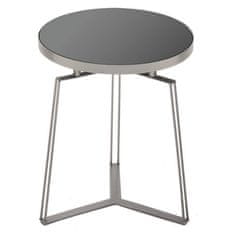 Versa Stranska mizica Versa Zua Metal Kaljeno steklo (40 x 50 x 40 cm)