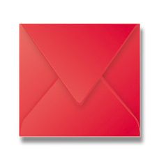 barvna kuverta 165 × 165 mm, 20 kosov, rdeča, 165 × 165 mm