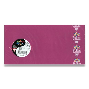 Clairefontaine Barvna ovojnica, DL, samolepilna, 20 kosov - malina