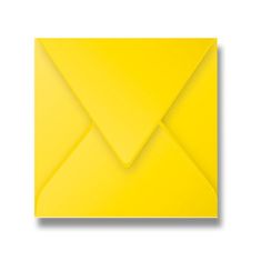 barvna kuverta 165 × 165 mm, 20 kosov, rumena, 165 × 165 mm