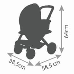 Smoby Maxi Cosi Kombinirani voziček za lutke zeleno-siv