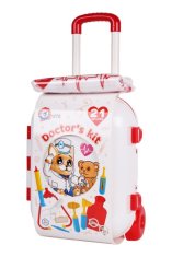 Teddies Komplet zdravnik/zdravnica 21 kosov v plastičnem kovčku na kolesih