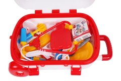 Teddies Komplet zdravnik/zdravnica 21 kosov v plastičnem kovčku na kolesih