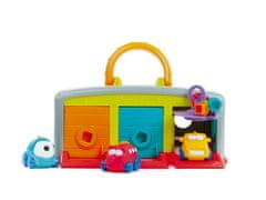 Little hero Garaža z avtomobili 3 kosi + dodatki iz plastike