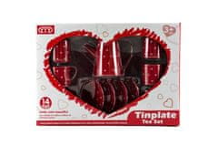 Teddies Čajni set LOVE 14 kosov
