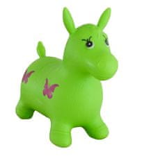 Teddies Skakajoči konj odbijajoča guma zelena