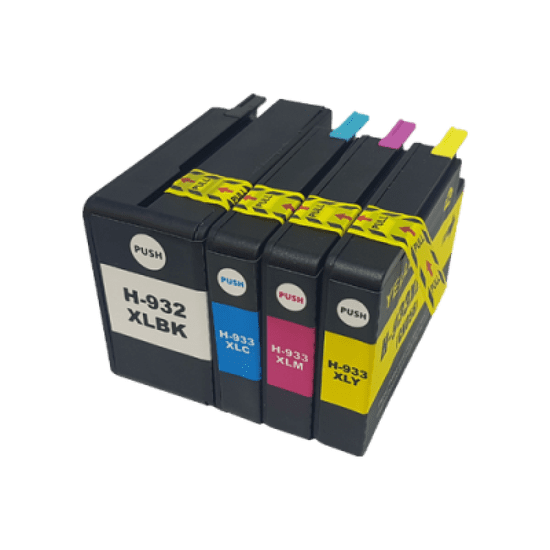 Toner123 Komplet HP 932XL + HP 933XL (C,M,Y) / C2P42AE kompatibilne kartuše (4) - črna, cyan, magenta, rumena