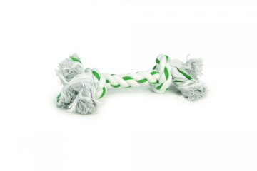 Beeztees Igrača za pse Flossy vrv zeleno-bela 32cm