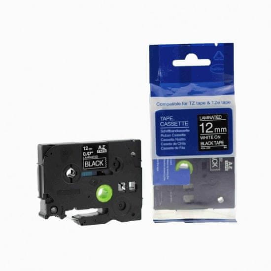 Toner123 Kompatibilen trak za Brother TZe-335 / TZ-335 / PT / P-Touch 12mm - bel izpis / črn trak