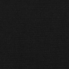 Greatstore Vzmetnica z žepkasto vzmetjo črna 140x200x20 cm blago