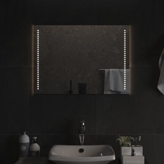 shumee LED kopalniško ogledalo 70x50 cm