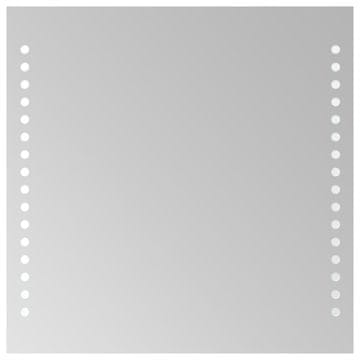 Vidaxl LED kopalniško ogledalo 30x30 cm
