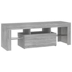 Vidaxl TV omarica z LED lučkami siva sonoma 120x35x40 cm