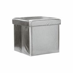 eoshop Sedenje škatla za shranjevanje srebro