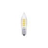 ORO LED sijalka E14 3W 300lm 360° mini svečka nevtralno bela 4000K steklena