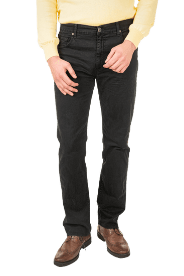 HOLIDAY JEANS Moške klasične keper hlače 3141/1801 BIG Temno siva / 62