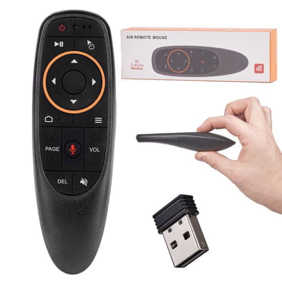 Aga Daljinski upravljalnik Aga Air Mouse G10 Smart TV Box Mikrofon X9
