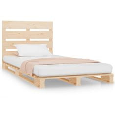 Greatstore Posteljni okvir 90×200 cm trdna borovina