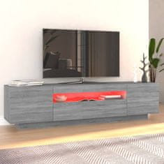 Vidaxl TV omarica z LED lučkami siva sonoma 160x35x40 cm