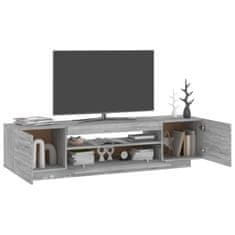 Vidaxl TV omarica z LED lučkami siva sonoma 160x35x40 cm