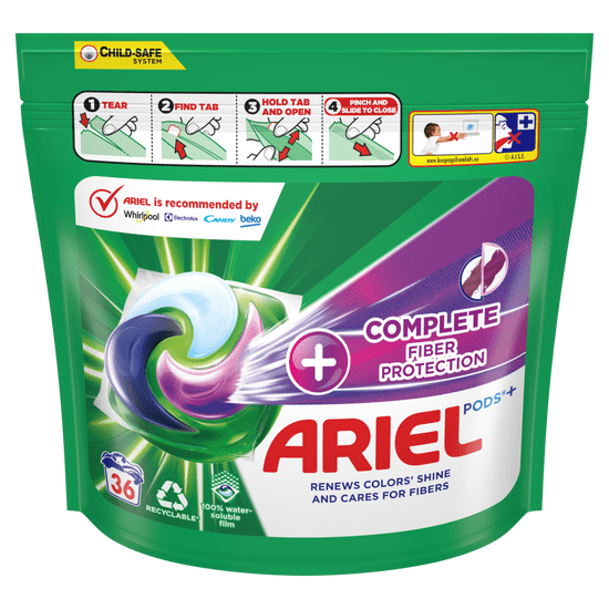 Ariel All-in-1 Complete Fiber Protection, 36 kapsul