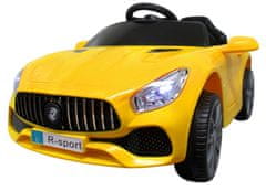 R-Sport Električni avto Cabrio B3 Rumena