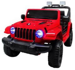 R-Sport Električni avtomobil Jeep X10 velik, 2-motorni Rdeča